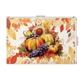 thumbnail image 6 of SUNOLIFE Fall Pumpkins Placemats Set of 4,Autumn Thanksgiving Party Table Decorations 12x18 inch, 6 of 7