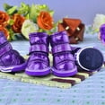 thumbnail image 3 of 4 botas de nieve de invierno, informales, cálidas, antideslizantes, impermeables, para cachorros, botas antideslizantes para perros pequeños, medianos, chihuahuas y yorkshire, 3 of 5