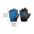 thumbnail image 6 of NIBOLOG 1 Pair Unisex Sport Gloves Anti Slip Silicone Sweat Absorption Anti Skid Impact Resistant Fitness Gloves for Outdoor Sports, 6 of 8