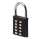 thumbnail image 3 of Candado de seguridad con combinación de botón de 10 dígitos, candado impermeable para exteriores, para gimnasio, armario, puerta, caja de herramientas, Maleta, 3 of 10