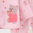 thumbnail image 6 of Ccpelsie Newborn Baby Boy Clothes And Toddler Five Piece Cotton Baby Clothing Set Soft And Comfortable Baby Clothing（A-Pink,0-3 Months), 6 of 7