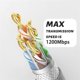 thumbnail image 5 of For Cable Rectangular Satellite Replacement Cable Router Networking Products for V2, 5 of 5