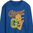 thumbnail image 3 of Marvel Guardians of the Galaxy - Groot Collegiate - Men's Long Sleeve Graphic T-Shirt, 3 of 5