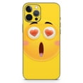 thumbnail image 2 of DesignSkinz Heart Eyes Friendly Emoticons Full-Body Skin Decal Wrap Cover for iPhone SE, 2 of 9