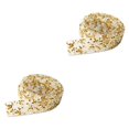 thumbnail image 3 of Advancent Pegatinas ostentosas, cadena de diamantes de imitación con purpurina, decoración de cristal de resina, decoración de cuentas, tira de taladro Oro de color 1 yarda 0.5 cm de ancho 2piezas Advancent CBP364129, 3 of 6