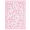 Pink, variant on Garvee 5x7 Area Rug Modern Floral Print Rugs for Living Room, Machine Washable Rug Soft Non Slip Indoor Rug Carpet, Low Pile Ultra Thin Farmhouse Rugs for Bedroom Dining Room Home Decor, Pink