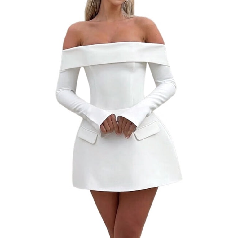 green emerald velvet dress Short White A-Line Homecoming Dress with Glitter White / 2