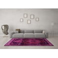 thumbnail image 3 of Ahgly Company Indoor Square Persian Pink Traditional Area Rugs, 7' Square, 3 of 4