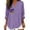 Green, variant on IMENGL Women's Fashion V Neck Long Sleeved Purple Floral Printed Top Purple XL