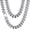 a. 9mm width-steel, variant on Stainless Steel Men's Cuban Chain Necklace, Black/18K Gold Plated Miami Cuban Chain, 7mm/9mm/11mm/13mm wide, oxidation-free and durable hip-hop jewelry for men, 18"-30", comes with a jewelry bag
