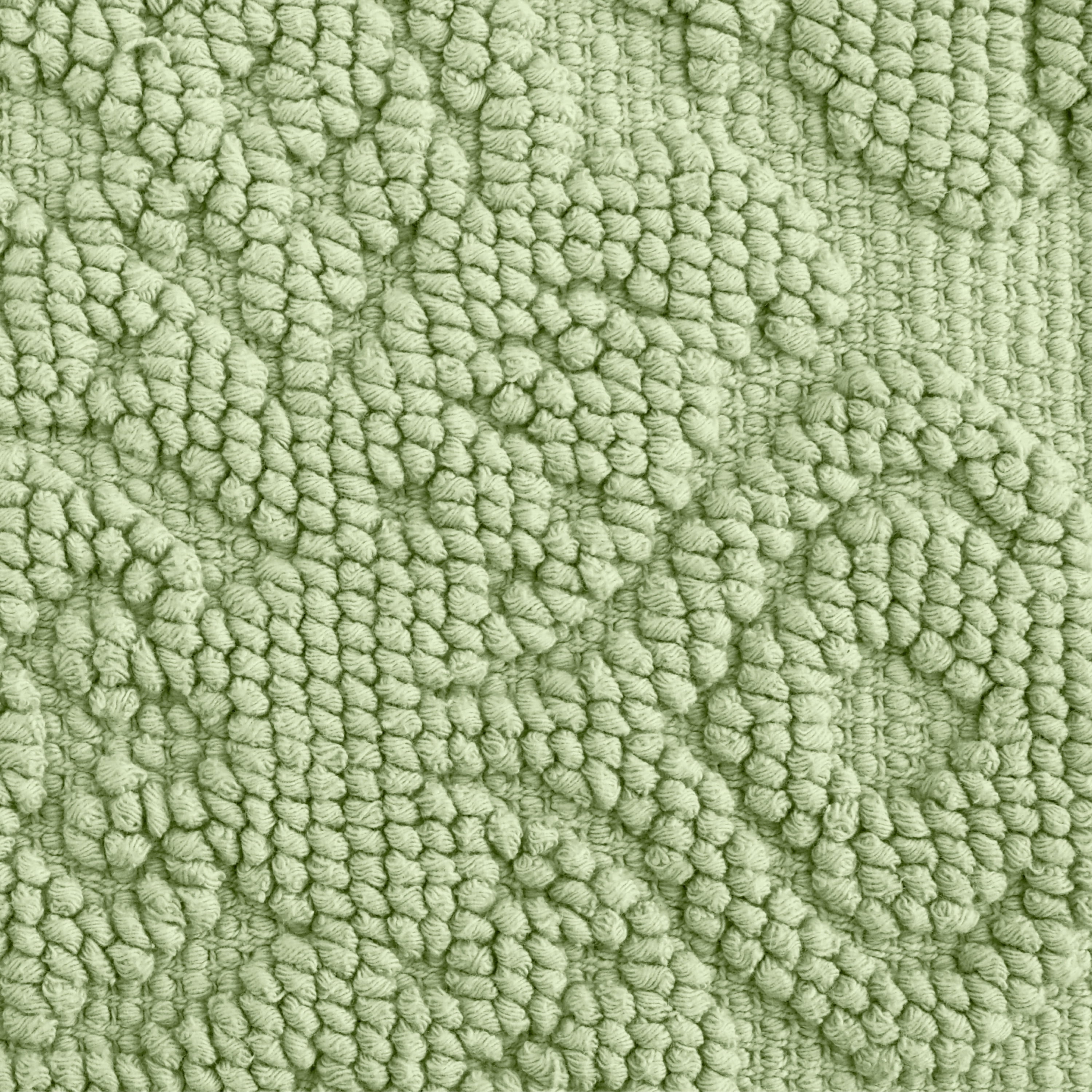 Jean Pierre Ricardo Cotton Fringe 17 x 31 in. Bath Rug, Sage Green