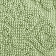 thumbnail image 2 of Jean Pierre Ricardo Cotton Fringe 17 x 31 in. Bath Rug, Sage Green, 2 of 9