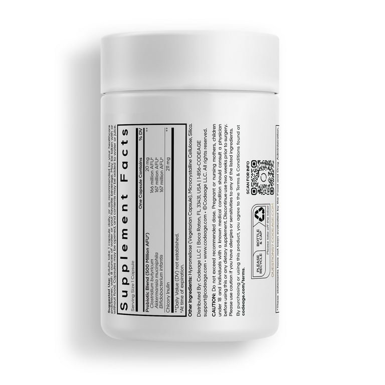 codeage glp-1 probiotic reviews CODEAGE, GLP-1 Probiotic+, 30 ct, Vegan Non-GMO Gluten-Free