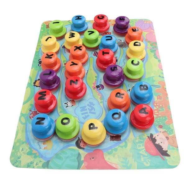 Sellos De Plastilina Del Alfabeto, Estampadores De Masa Y Pintura, Juguete Educativo Colorido, Arcilla Artesanal Para Niños