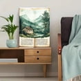 thumbnail image 5 of Qisvanset Framed Canvas Wall Art, 12x16 Inch Matthew Rock House Sage Green Bible Wall Art, 5 of 5