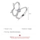 thumbnail image 2 of unbranded 1Par Anillos De Para En Con Romántico Y Ajustable, 2 of 7