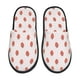 thumbnail image 1 of Fotbe Strawberry Pantuflas Peludas para Mujer con Estampado, Zapatillas de Peluche, Zapatos de Invierno para Casa, Uso Interior y Exterior-Large, 1 of 8
