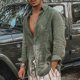 thumbnail image 2 of Vintage Cotton Linen Shirt Men Casual Long Sleeve Oversize Tops V Neck Boho Style Mens Shirts Men's Breathable T-shirt Plus Size, 2 of 5