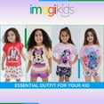 thumbnail image 3 of Disney Minnie Mouse T-Shirt and French Terry Shorts Outfit Set Toddler to Big Kid, 3 of 5
