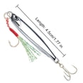 thumbnail image 3 of Señuelo de pesca de 7 g, aleación de zinc, 4,5 cm, señuelo de pesca duro, aparejos de pesca (estilo D) JShteea El nuevo, 3 of 3