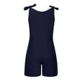 thumbnail image 6 of fheaev Jumpsuits for Women Casual Summer One Piece Outfits Solid Color Sleeveless Wide Leg Shorts Pants Rompers with Pockets Clubwear Loose Short Playsuits Rompers, 6 of 6