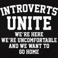 thumbnail image 3 of CafePress - Introverts Unite Women's Dark T Shirt - Women's Traditional Fit Dark T-Shirt, 3 of 4