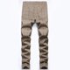 thumbnail image 4 of Pantalones largos a rayas para hombre, pantalones de traje ajustados y elásticos, pantalones casuales, pantalones para hombre, 4 of 5