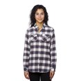 thumbnail image 5 of Burnside Women�'s Yarn-Dyed Long Sleeve Flannel Shirt, 5 of 7