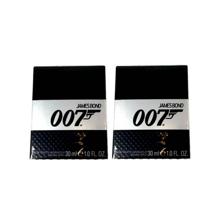 Set of 2 James Bond 007 Eau de Toilette Natural Spray - 1.0 fl oz