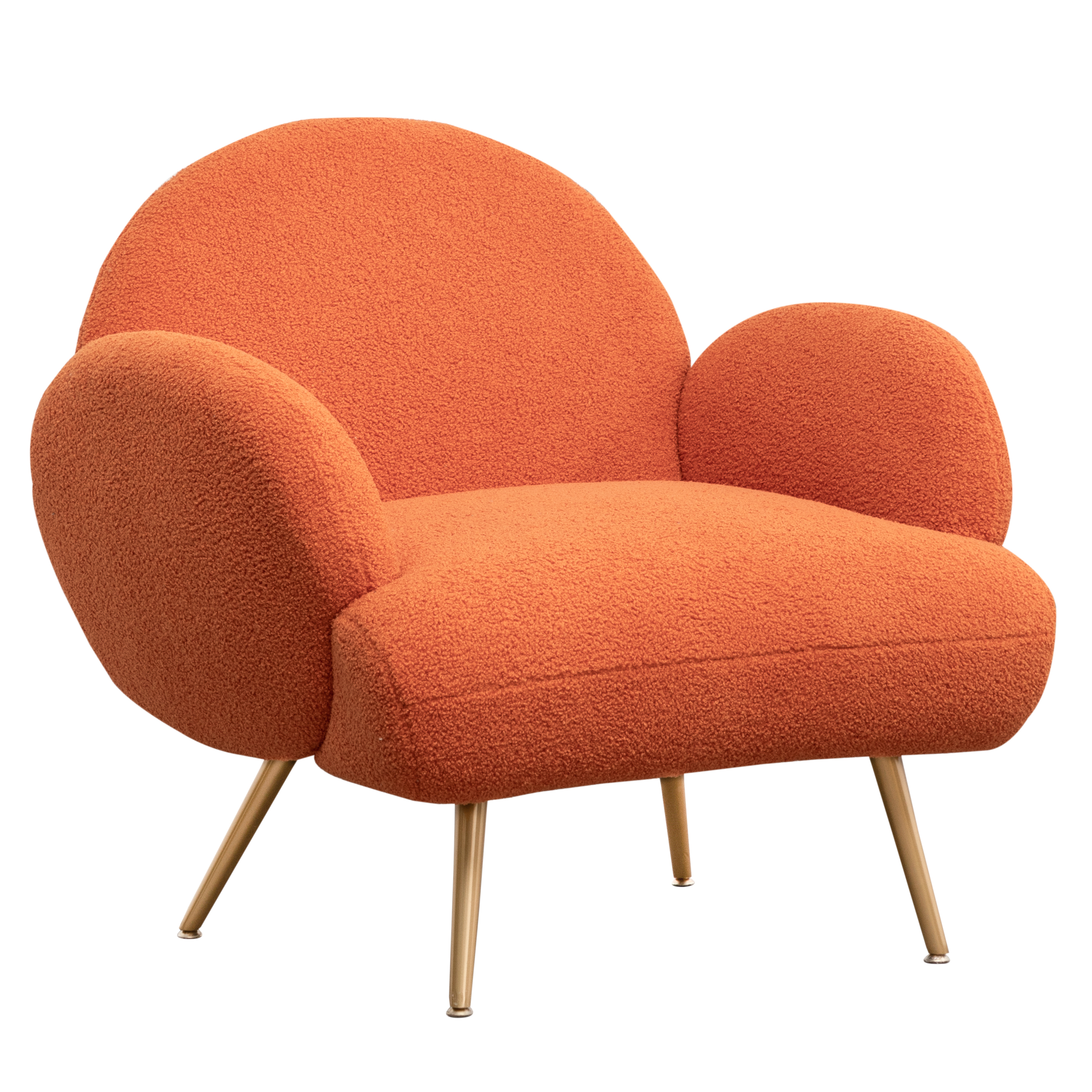 XINMICS Accent Chair, Modern Upholstered Armchair, Leisure Single Sofa