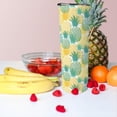 thumbnail image 2 of Pineapple Gifts for Women Pineapple Tumbler With Lid and Straw Insulated Stainless Steel Pineapple Skinny Tumblers 20oz Pineapple Cup Travel Coffee Mug Pineapple Decor Stuff, 2 of 6