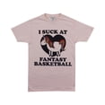 thumbnail image 3 of ShirtBANC I Suck at Fantasy Basketball Mens Shirt Rainbow Unicorn Basketball, 3 of 3