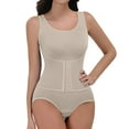 thumbnail image 7 of Chuancc Body Shaper Plus Size Corset For Women Tummy Post Body Shaper Butt Shapers Women's Bodysuit Girdles Full Body Shapewear For Women Beige L, 7 of 7