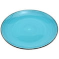 thumbnail image 2 of Royal Norfolk Turquoise Swirl Stoneware Dinner Plates, 10.5-in., 2 of 3