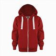 thumbnail image 4 of Toddler Little Boy Clothes Fall Winter Outfit Contrast Color Long Sleeve Cute Sweatshirt Top Pants Set Winter Casual for 6 18 Months 2T 3T 4T 5T 6T 7T 8T 9T Kids Boy(4-5 Years,Red), 4 of 6