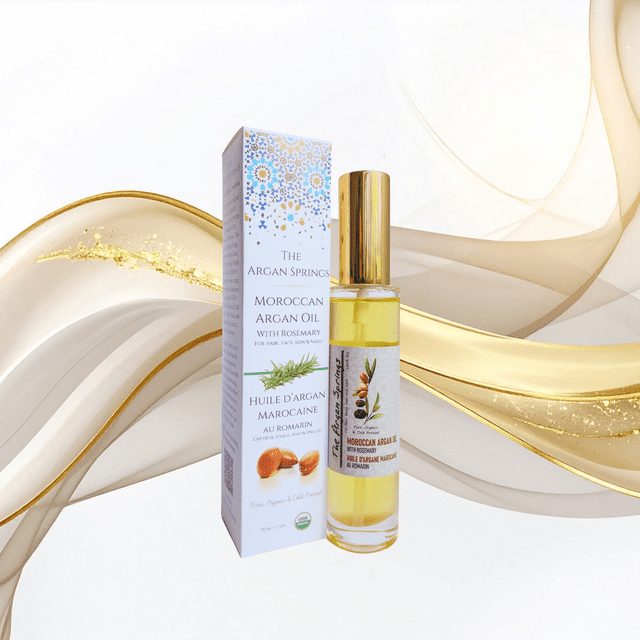 Moroccan Argan Huile avec Romarin, 50 ml