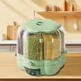 thumbnail image 4 of Rotating Grain Dispenser Under $5! Yrmaups Rotating Rice And Grain Dispenser Rotating Grain Storage Container, Grain Dispenser for Pantry, Dry Food Grain Rice Container for Kitchen, 4 of 6