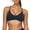 Blue, variant on Strappy Triangle Cup Wireless Backless Bra For Women Small Non Padded Cups Deep V French Style Black M