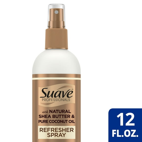 Suave Professionals Refresher Spray W/ Shea Butter & Coconut Oil, 12 oz