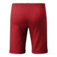 thumbnail image 4 of Men's Summer Casual and Nylon Shorts Mens Fashionable Solid Patchwork Cotton Mens Jogging Shorts and Linen ShortsRed (2PACK), 4 of 5