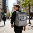 thumbnail image 3 of Lypsnake Soft-Sided Breathable Cat Carrier Tote Bag, Mesh Window Portable Pet Shoulder Bag, Durable Collapsible Travel Carrier for Small Pets Outdoor Walks Trips, 3 of 6