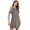Gray, variant on Upgraded Women Summer Mid-Sleeve Nightshirt Classic Crew Neck Color Block Sleepwear Sleep Dress,Soft Casual Pajamas Dress Tunic Nightgown Loungwear Loose Comfy NightShirts,S-2XL Blue