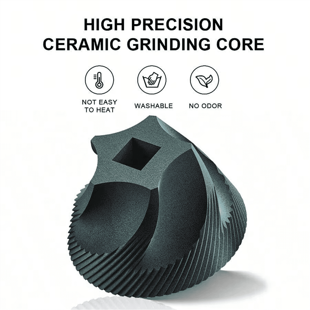 Rechargeable USB Electric Coffee Grinder - Portable 38 Gears Adjustable Mini Coffee Machine, Ideal for Home Use Black