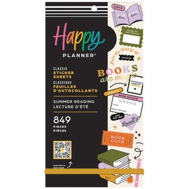 Happy Planner Sticker Value Pack 30/Sheets-Summer Reading