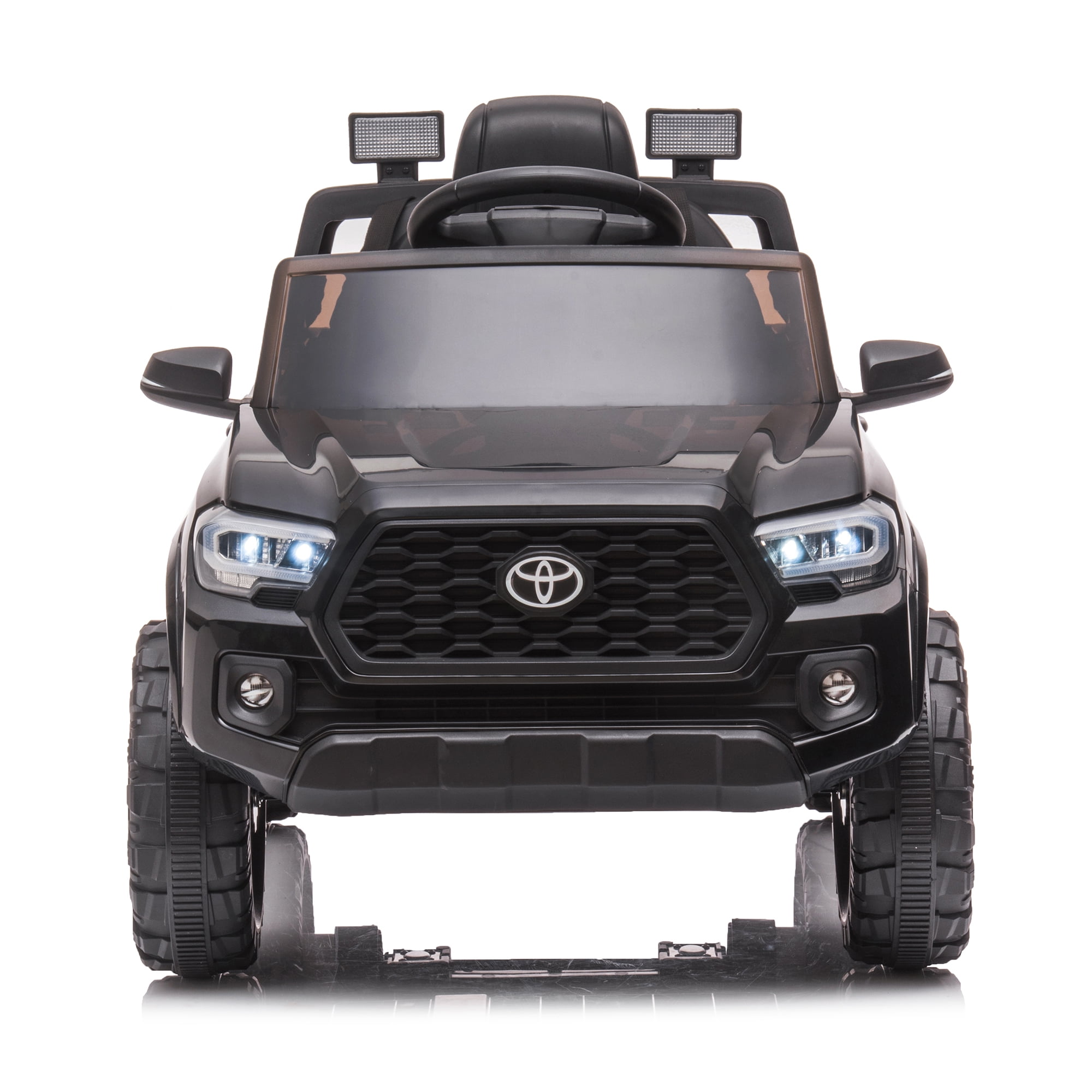 CIPACHO Licensed Toyota Tacoma Ride On Car, 12V Battery Powered Electric Kids Car Toys for Boys Girls, Black