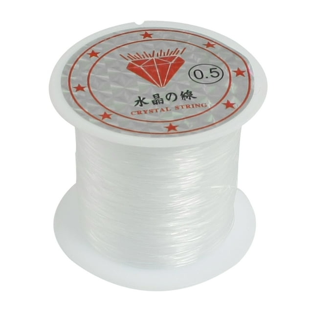 Unique Bargains 0.5mm Diameter Clear Nylon Fish Fishing Line Spool Beading Thread