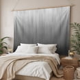 thumbnail image 3 of Grey Ombre Large Tapestry for Bedroom Wall Hanging Tapestry, Contemporary Gradient Abstract Art Ceiling Backdrop Tapestries Poster Blanket Wall Decor for Teens Room Living Room Dorm 100" x 59", 3 of 8