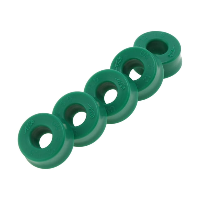 Anillo de Sello de Aceite Universal Labio UN Sello de Eje Rotativo 5x12x5.5mm Alta Presión TPU Verde 5 Pcs
