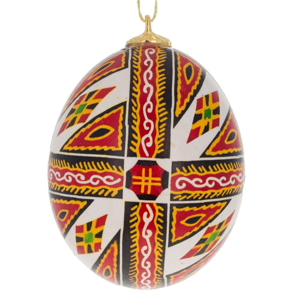 Real Blown Out Eggshell Pysanka Ukrainian Easter Egg