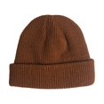 thumbnail image 4 of Bonnet Tricoté Style Simple Confortable Exquis Chapeaux de Mode pour Femmes Hommes Couvre-Chef Accessoire pour Vêtements Décoration Robe Marron, 4 of 6
